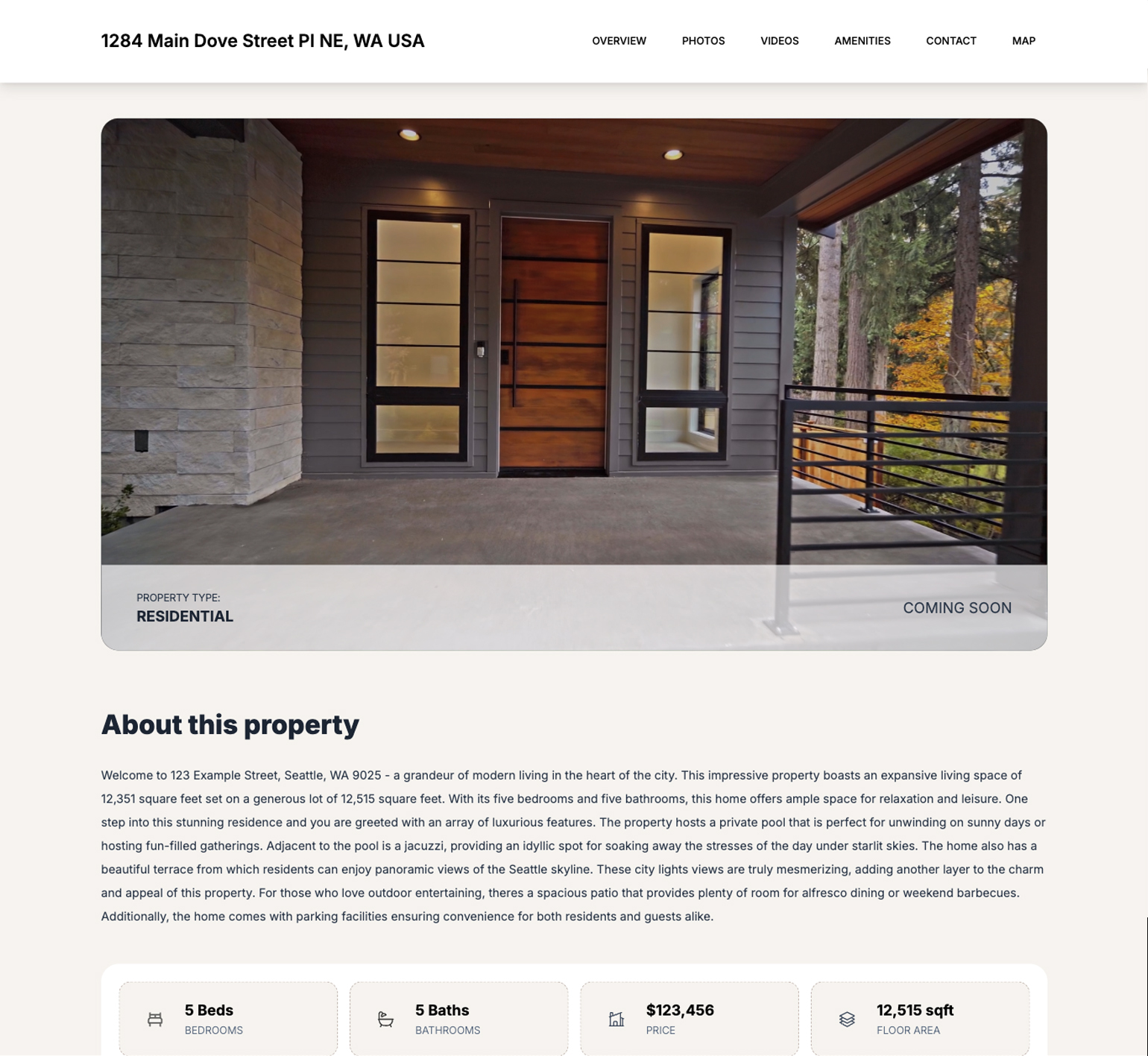 Ivory website template preview