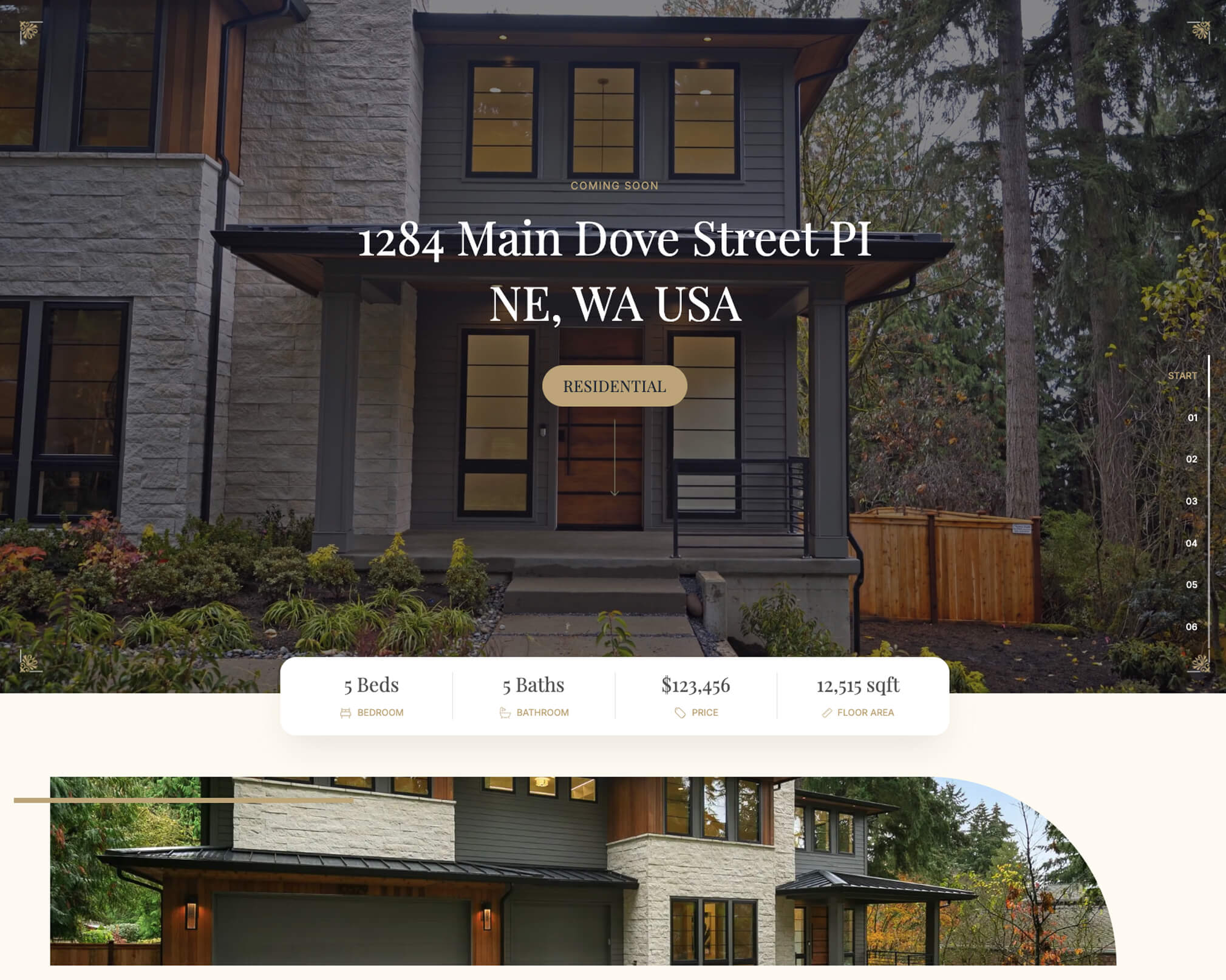 Elegans website template preview