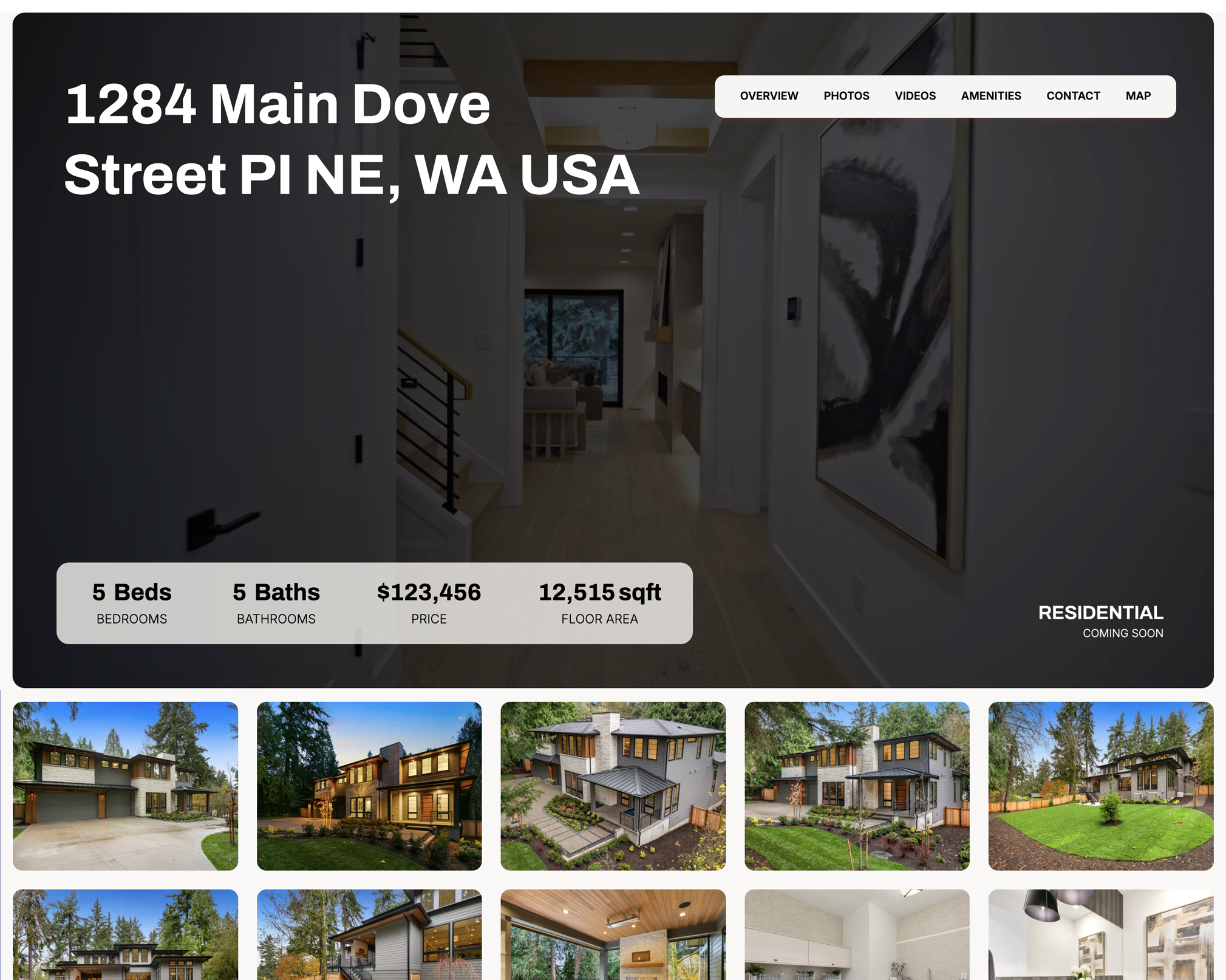 Melstra website template preview