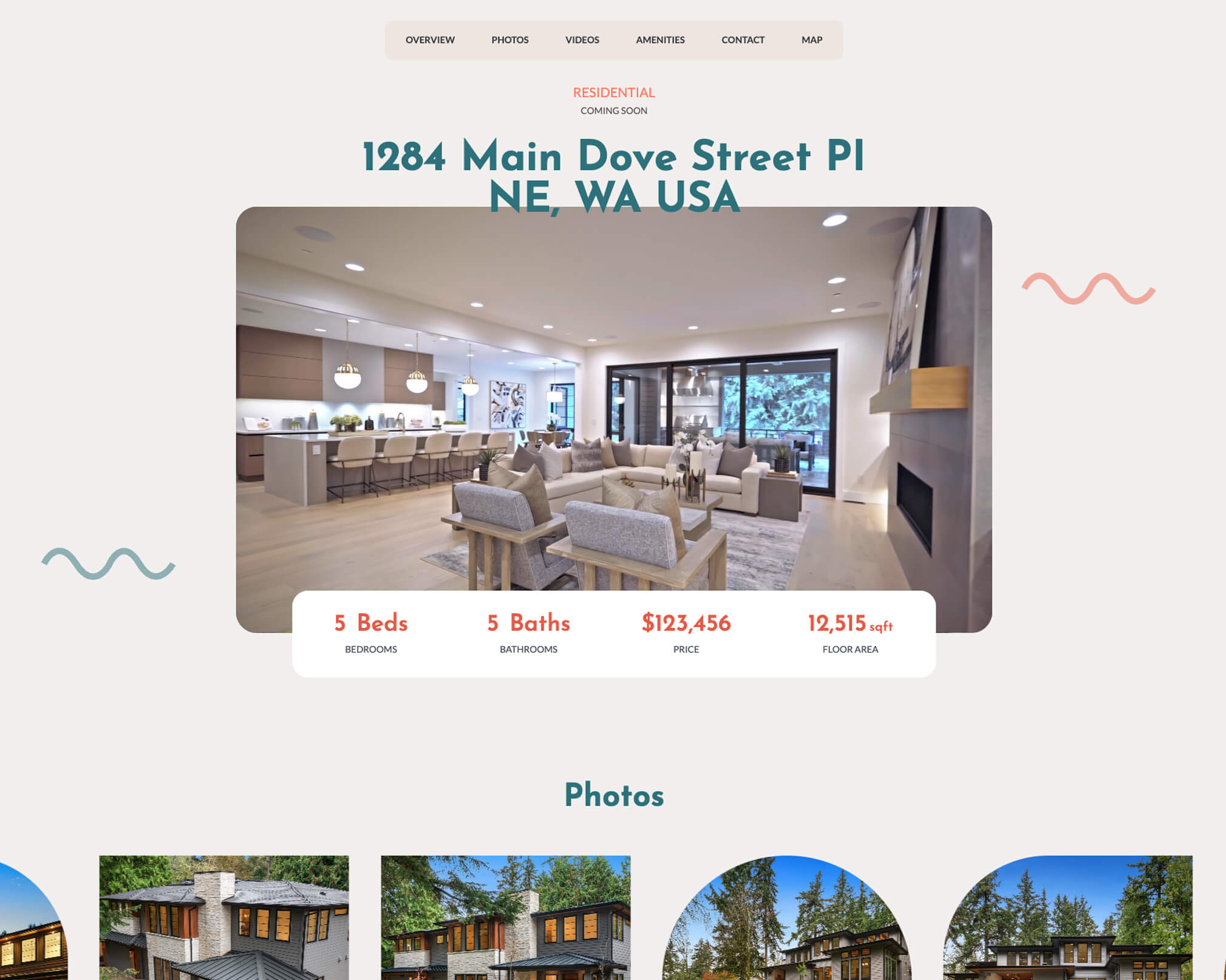 Sorell website template preview