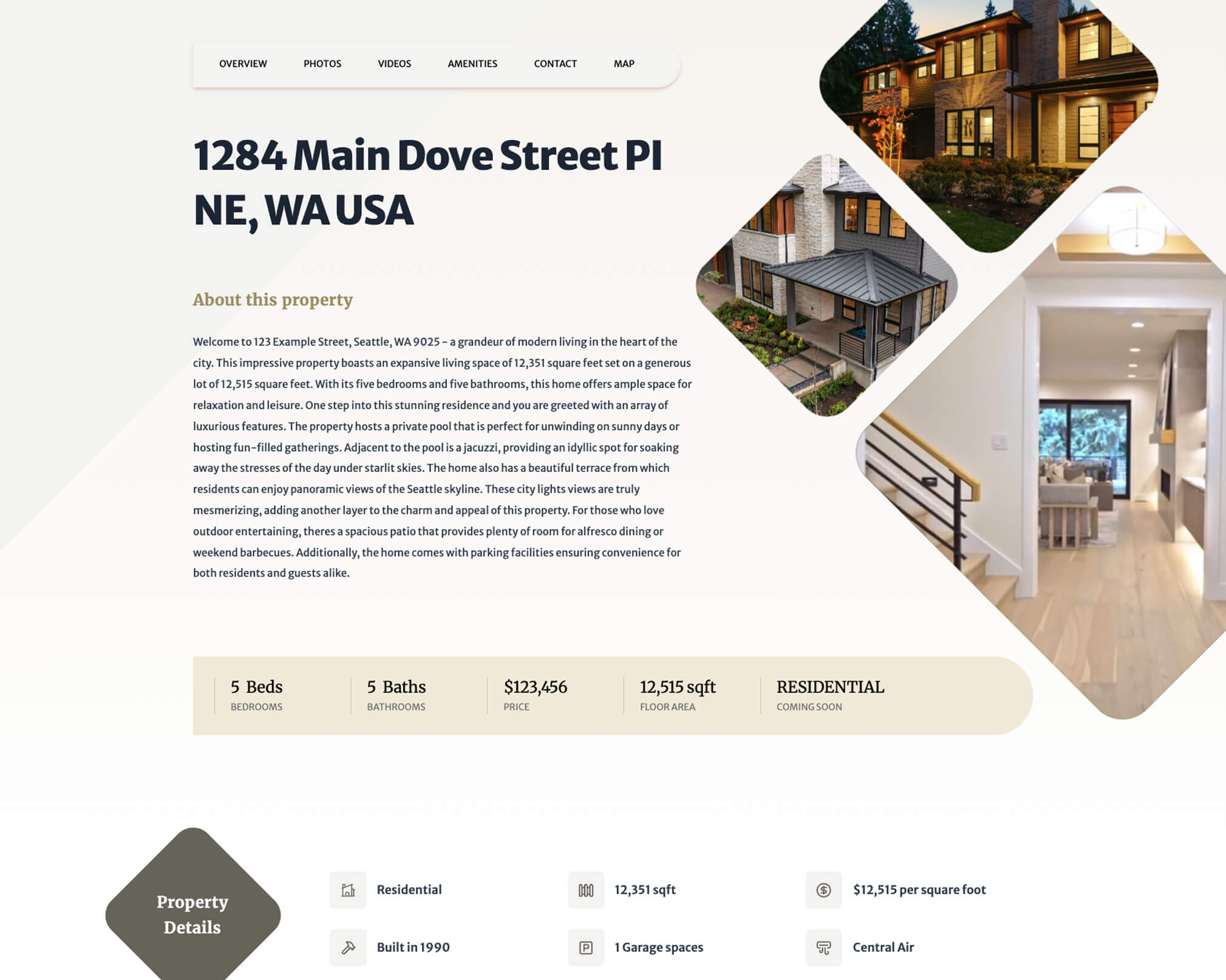 Thyme website template preview